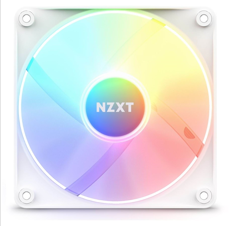 NZXT F120 RGB Core - White - Chassis fan - 120mm - White with RGB light - 34 dBA