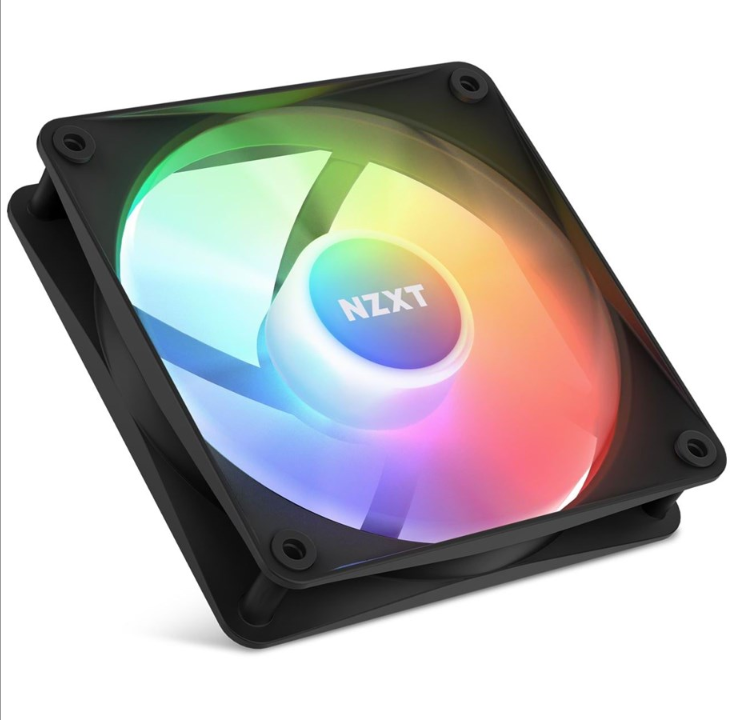 NZXT F120 RGB Core 3-pack & RGB Controller - Black - Chassis fan - 120mm - Black with RGB LED - 34 dBA