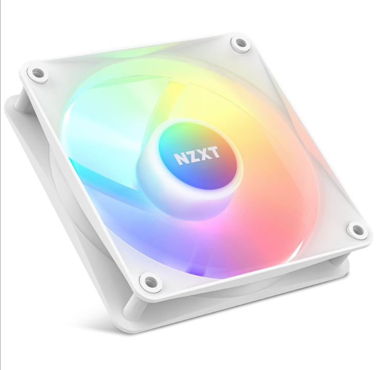 NZXT F120 RGB Core 3-pack & RGB Controller - White - Chassis fan - 120mm - White with RGB light - 34 dBA