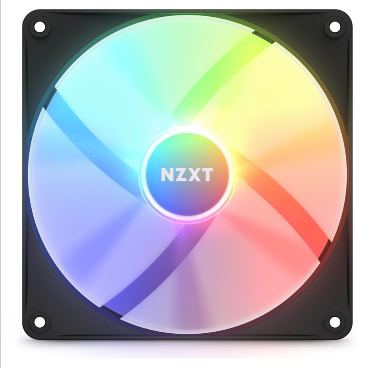 NZXT F140 RGB Core - أسود - مروحة الهيكل - 140 مم - أسود مع RGB LED - 35 ديسيبل