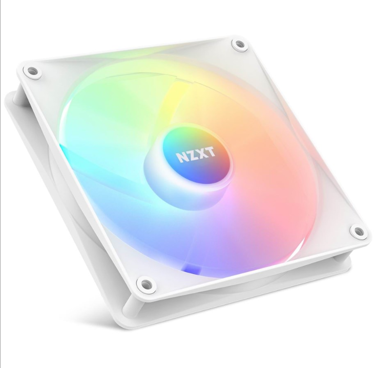 NZXT F140 RGB Core 2-pack & RGB Controller - White - Chassis fan - 140mm - White with RGB light - 35 dBA