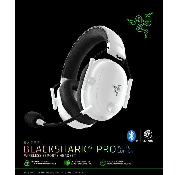 Razer BLACKSHARK V2 PRO (2023) - White