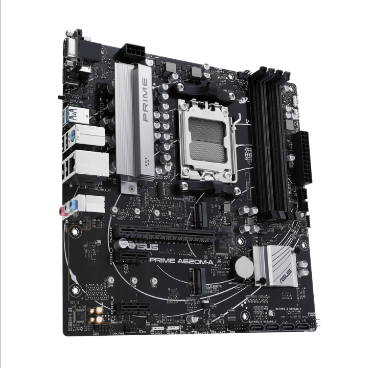 华硕 PRIME A620M-A-CSM 主板 - AMD A620 - AMD AM5 插槽 - DDR5 RAM - Micro-ATX