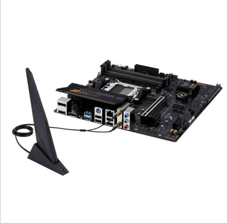 ASUS TUF GAMING A620M-PLUS WIFI Motherboard - AMD A620 - AMD AM5 socket - DDR5 RAM - Micro-ATX