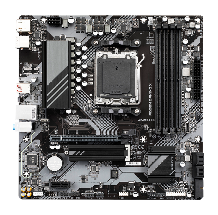 GIGABYTE A620M GAMING X Motherboard - AMD A620 - AMD AM5 socket - DDR5 RAM - Micro-ATX