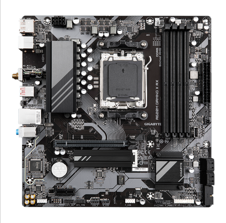 GIGABYTE A620M GAMING X AX Motherboard - AMD A620 - AMD AM5 socket - DDR5 RAM - Micro-ATX