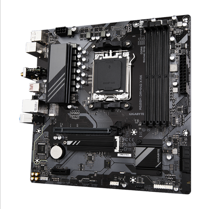 GIGABYTE A620M GAMING X AX Motherboard - AMD A620 - AMD AM5 socket - DDR5 RAM - Micro-ATX