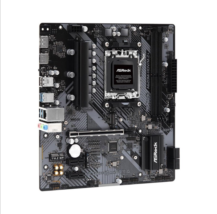 ASRock A620M-HDV/M.2+ Motherboard - AMD A620 - AMD AM5 socket - DDR5 RAM - Micro-ATX