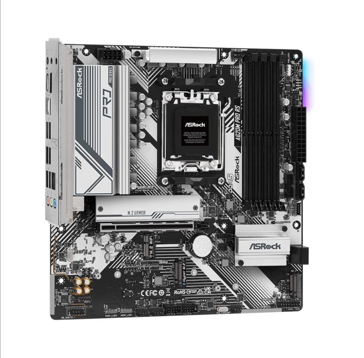 ASRock A620M PRO RS Motherboard - AMD A620 - AMD AM5 socket - DDR5 RAM - Micro-ATX