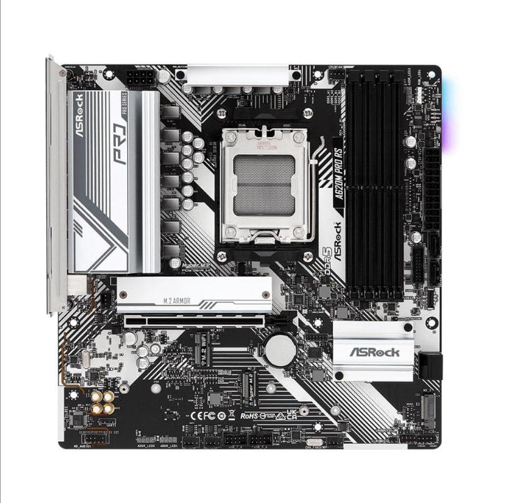 ASRock A620M PRO RS Motherboard - AMD A620 - AMD AM5 socket - DDR5 RAM - Micro-ATX