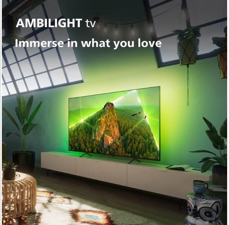 Philips 55" TV 55PUS8108 - Ambilight LED 4K