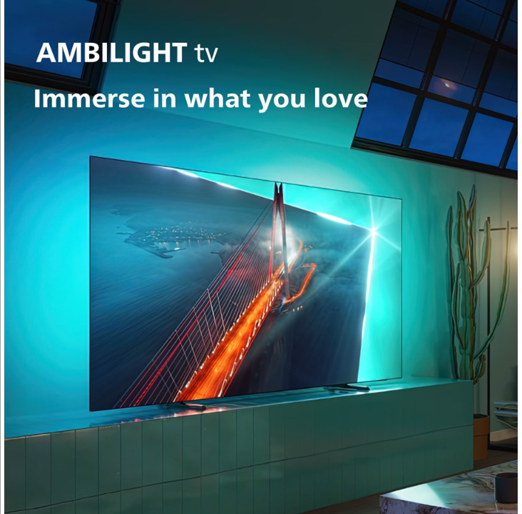 Philips 48" TV 48OLED708 - Ambilight OLED 4K