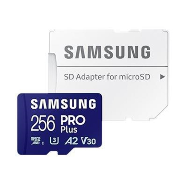 Samsung PRO Plus microSD/SD - 180MB/s - 256GB