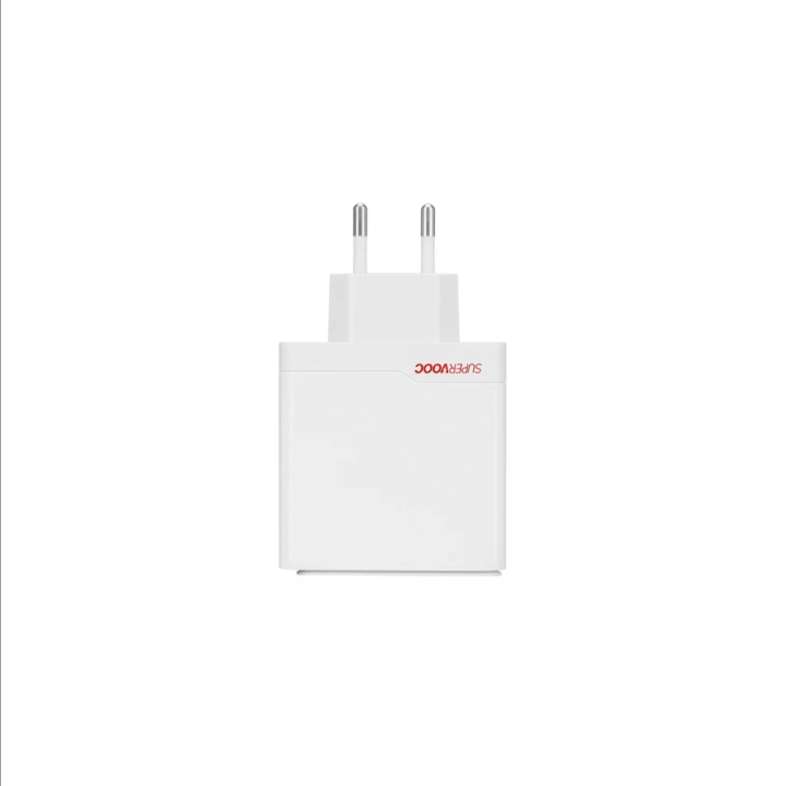 OnePlus 100W SUPERVOOC USB-C + USB-A 双口电源适配器