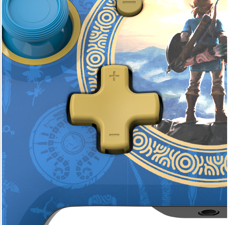 إعادة مباراة PDP - Hyrule Blue - Gamepad - Nintendo Switch