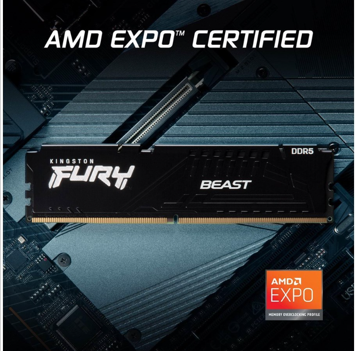 Kingston FURY Beast?dDR5-5600 C40 QC - 128GB