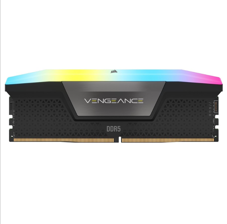 Corsair Vengeance RGB DDR5-6000 - 32GB - CL30 - Dual Channel (2 pcs) - Intel XMP - Black with RGB