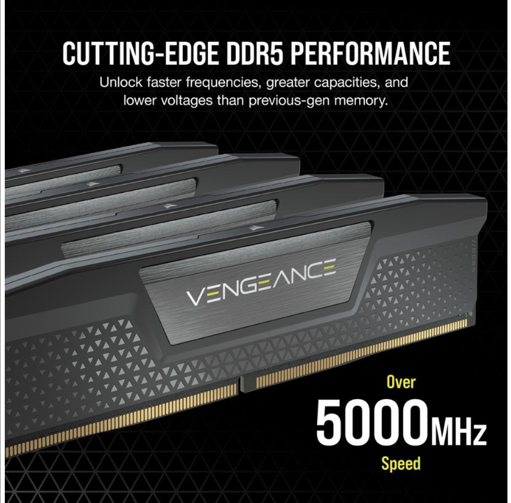 Corsair Vengeance DDR5-6000 - 32GB - CL30 - Dual Channel (2 pcs) - Intel XMP - Black