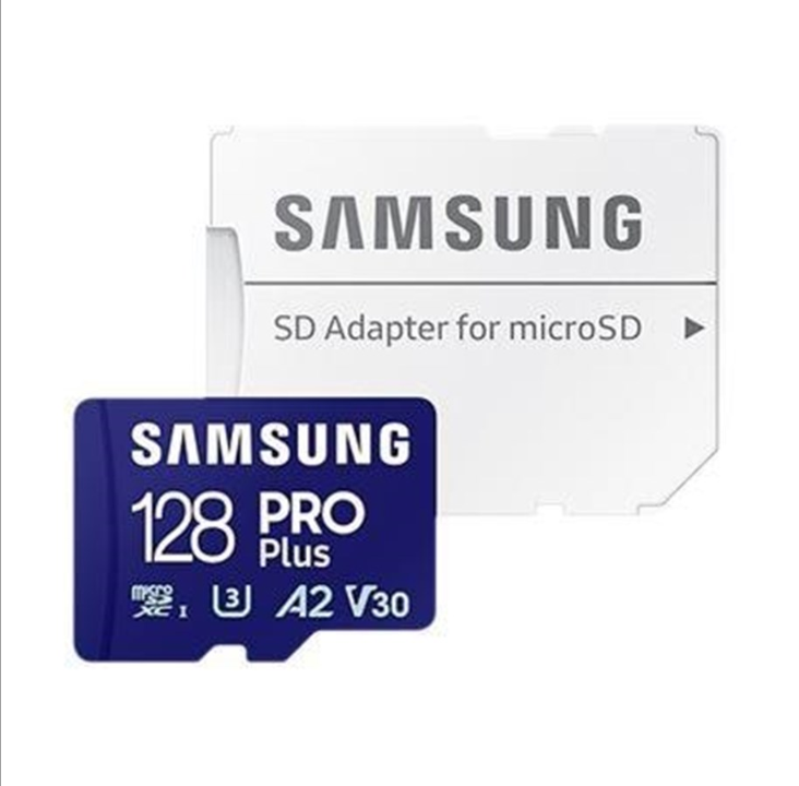 Samsung PRO Plus microSD/SD - 180MB/s - 128GB