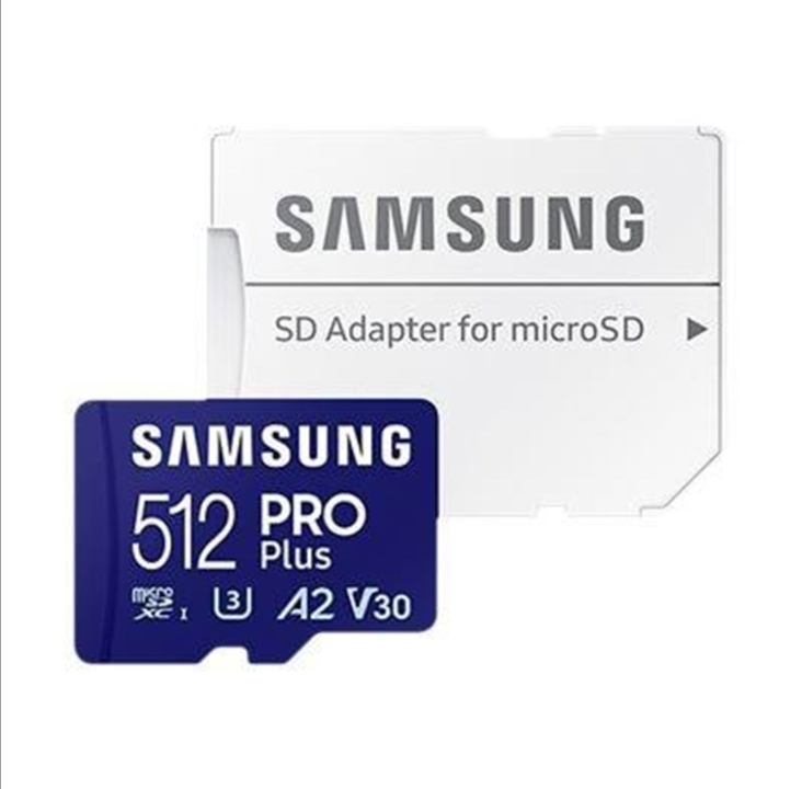 Samsung PRO Plus microSD/SD - 180MB/s - 512GB