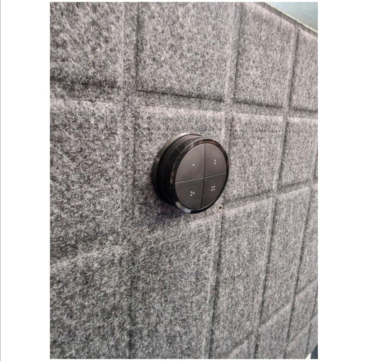 Light Solutions Round bracket for Hue Tap Dial Switch - Black