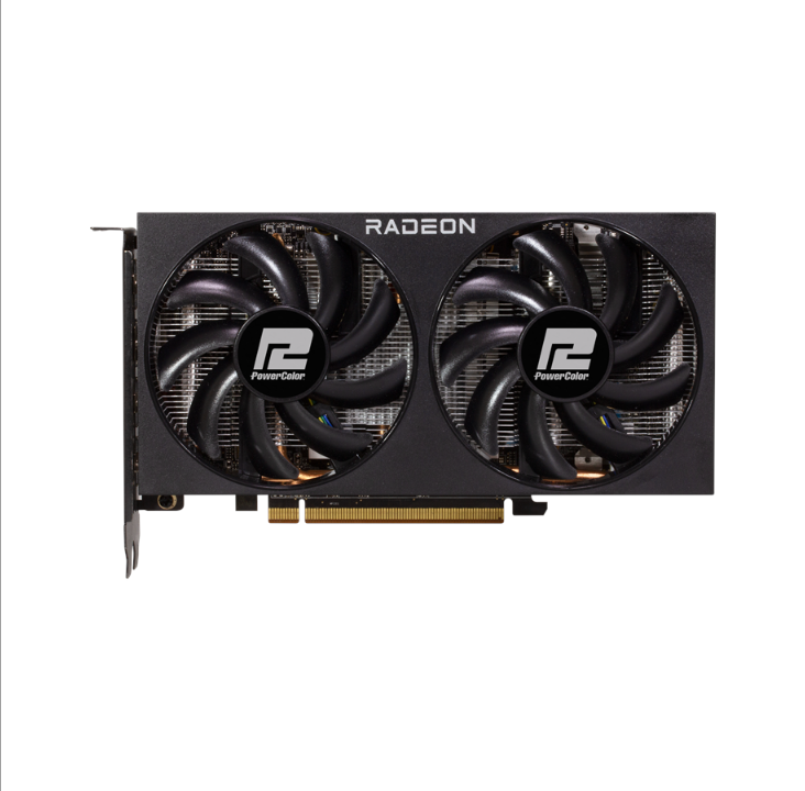 PowerColor Radeon RX 7600 Fighter - ذاكرة الوصول العشوائي GDDR6 سعة 8 جيجابايت - بطاقة الرسومات