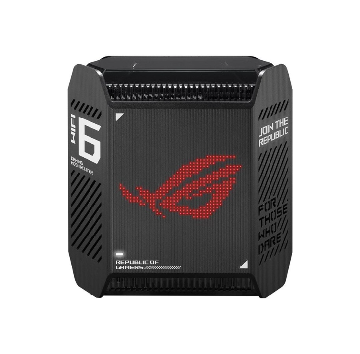 华硕 ROG Capture GT6 AX10000 AiMesh 2 件装黑色 - Mesh 路由器 Wi-Fi 6