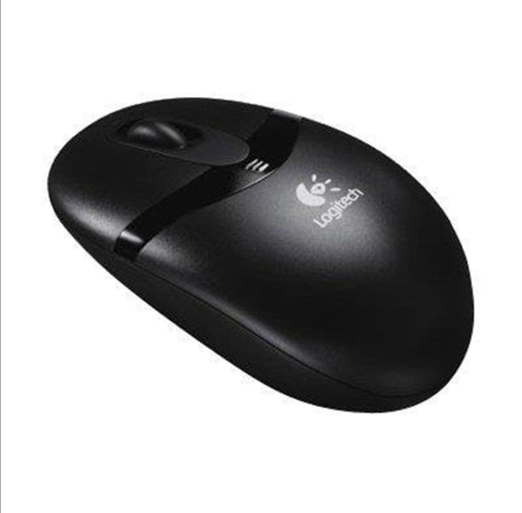 Logitech Cordless - mouse - RF - black - Mouse - Optic - 3 buttons - Black