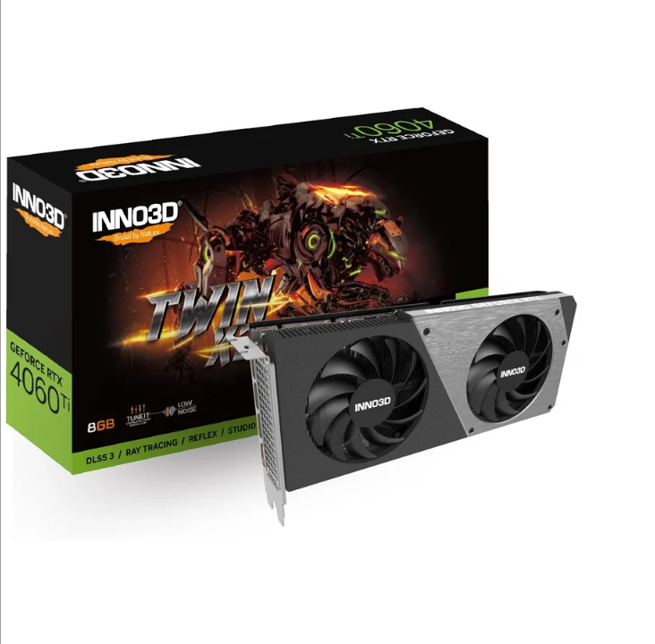 Inno3D GeForce RTX 4060 Ti Twin X2 - 8GB GDDR6 RAM - 显卡