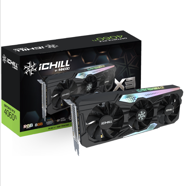 Inno3D GeForce RTX 4060 Ti iCHILL X3 - 8GB GDDR6 RAM - 显卡