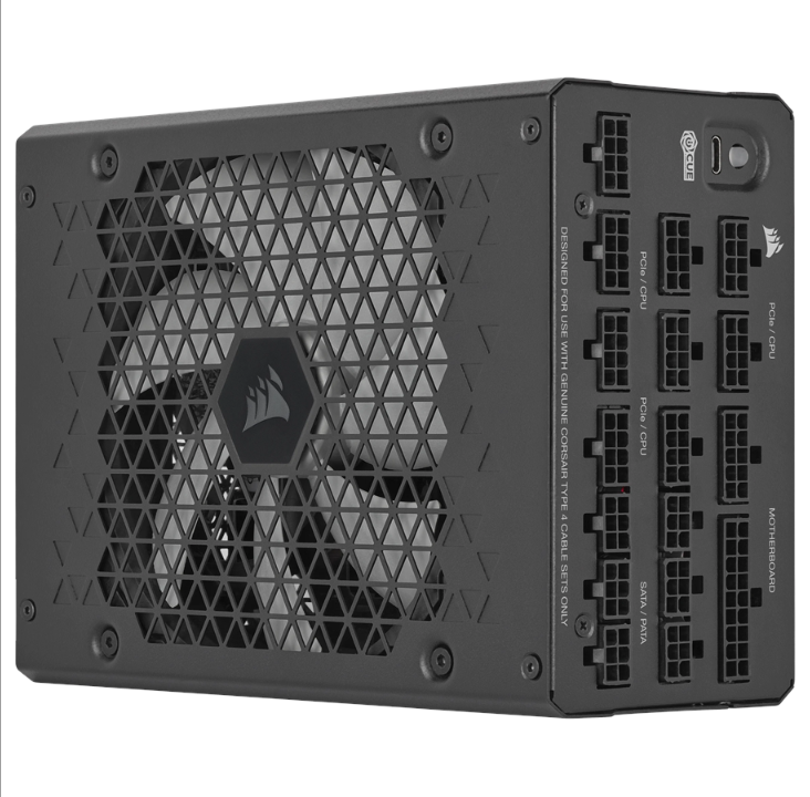 Corsair HX1500i (2023) 电源 - 1500 瓦 - 140 毫米 - 80 Plus 白金证书