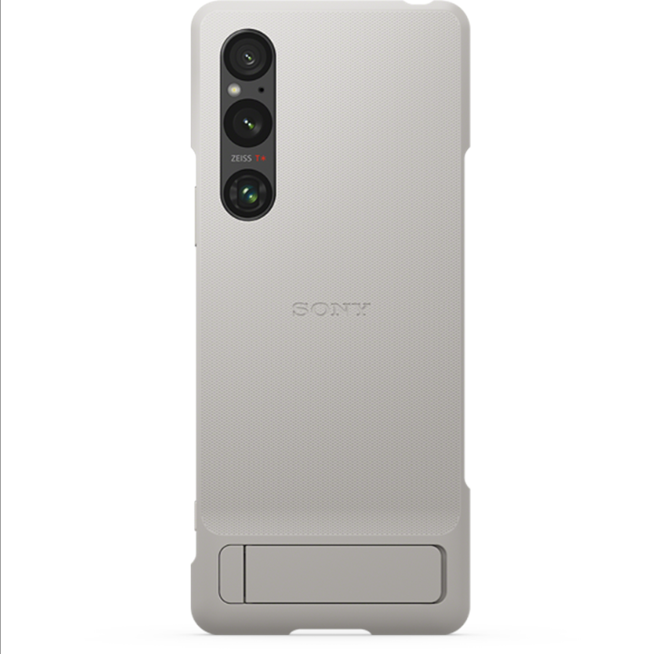 Sony Xperia 1 V Style Cover - Platinum Grey