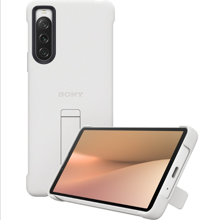 Sony Xperia 10 V Style Cover - White