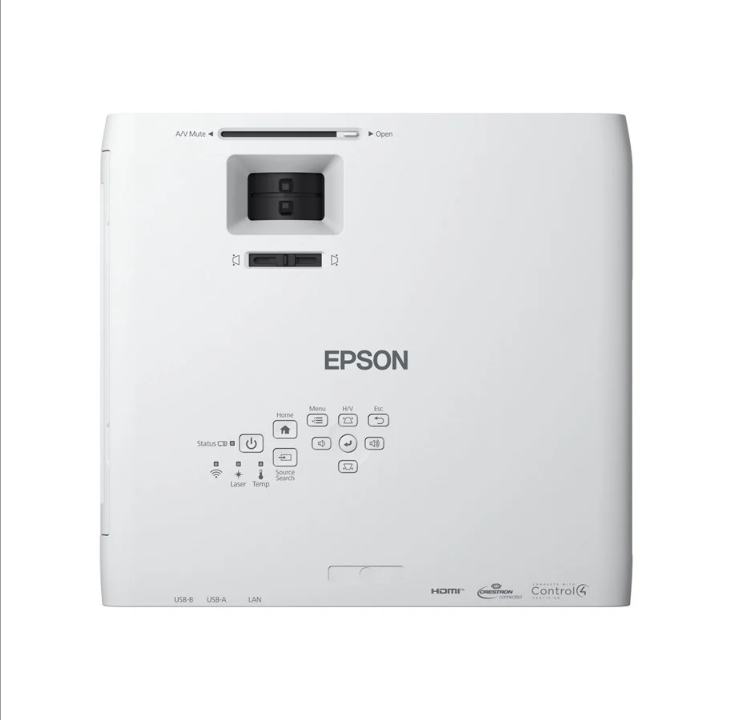 Epson 投影仪 EB-L260F - 3LCD 投影仪 - 802.11a/b/g/n/ac 无线/LAN/ Miracast - 白色 - 0 ANSI 流明 *演示*