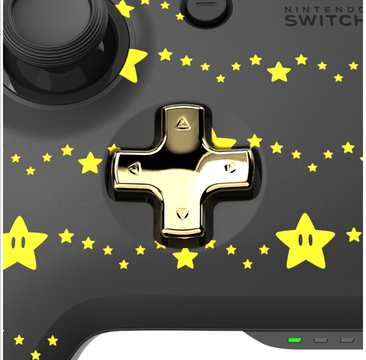 PDP Rematch Wireless: Super Mario Stars (Glow In The Dark) - Gamepad - Nintendo Switch