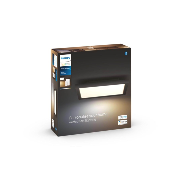 Philips Aurelle Hue Panel SQ Black 19W