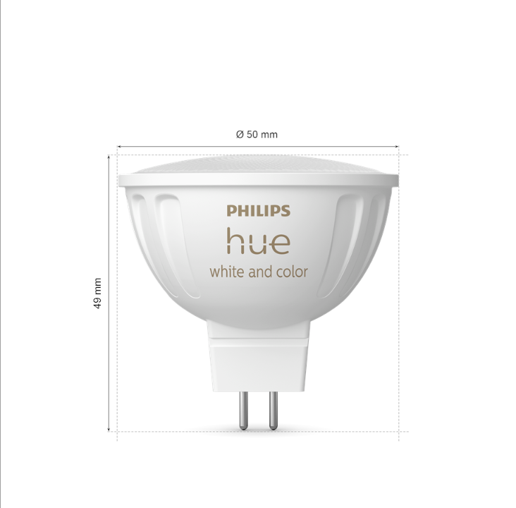 Philips HueWCA 4.7W 12V MR16 2 Pack