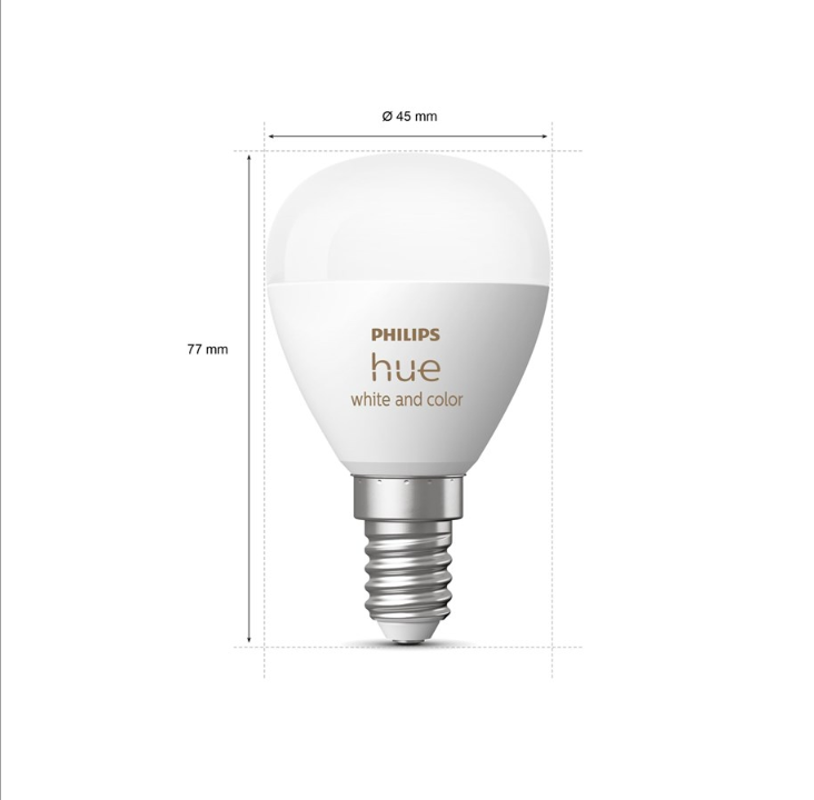 Philips HueWCA 4.3W Luster E14 2 Pack