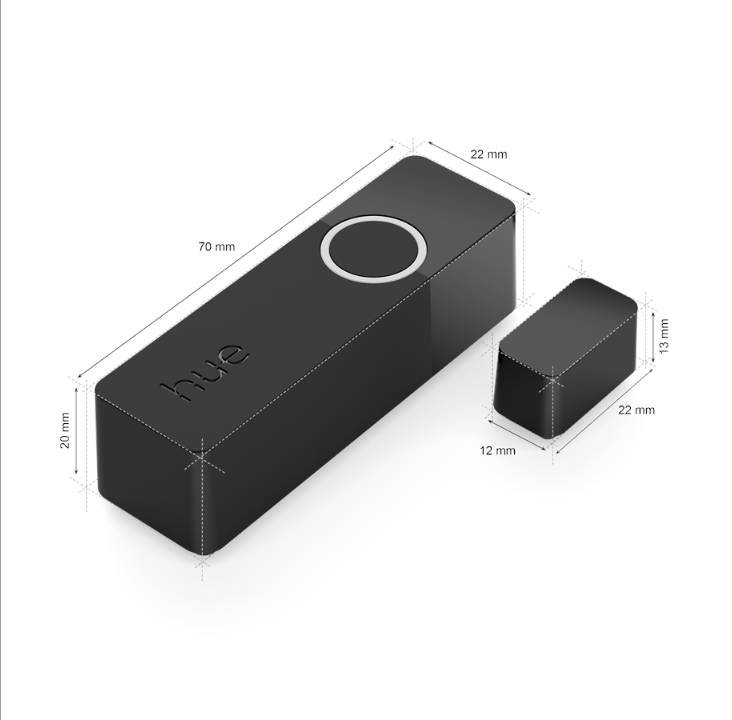 Philips Hue Secure contact sensor Black 2 pack