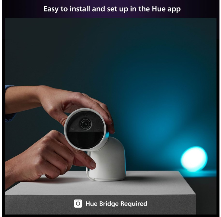 Philips Hue Secure Camera Wired Desktop White