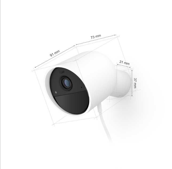 Philips Hue Secure Camera Wired | White 1 pack