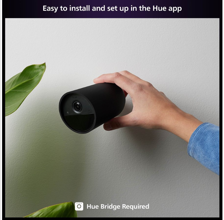 Philips Hue Secure Camera Battery | Black 1 pack