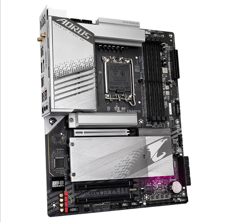 GIGABYTE AORUS Z790 ELITE AX WHITE Motherboard - Intel Z790 - Intel LGA1700 socket - DDR5 RAM - ATX