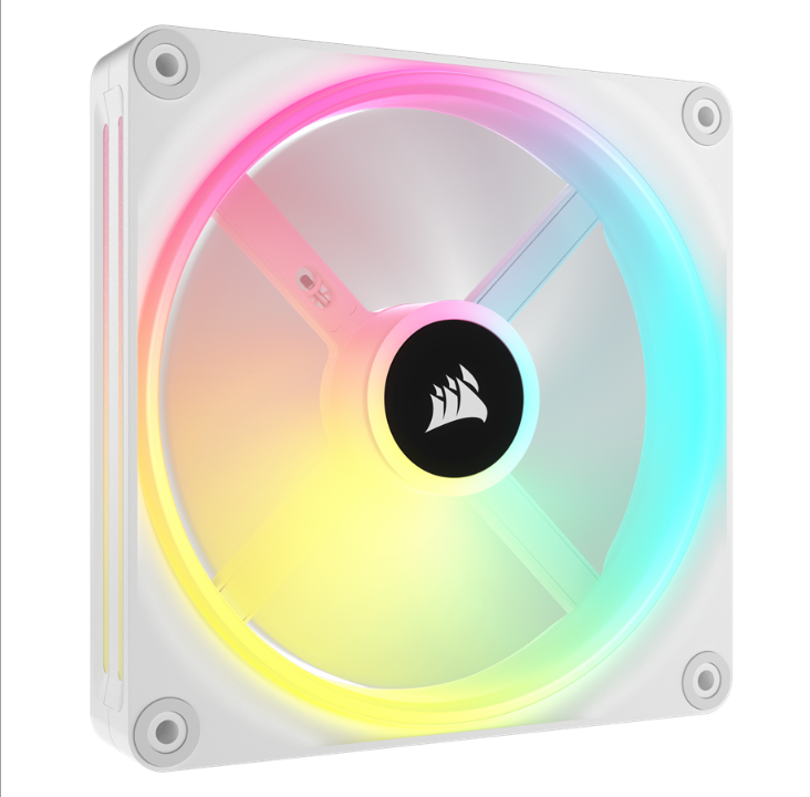 Corsair iCUE LINK QX140 RGB Starter Kit - أبيض - مروحة الهيكل - 140 مم - أبيض مع ضوء RGB - 37 ديسيبل