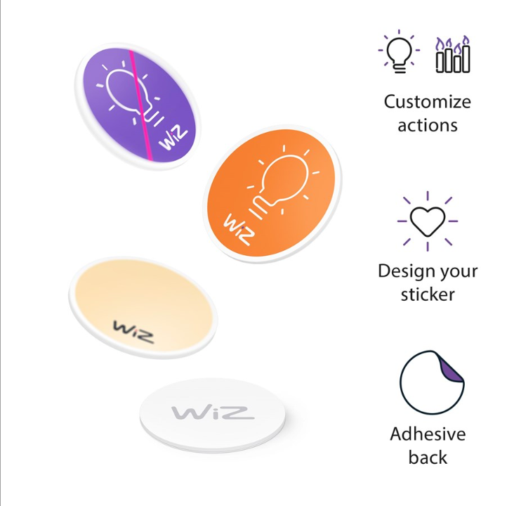 WiZ NFC tag 4 pieces