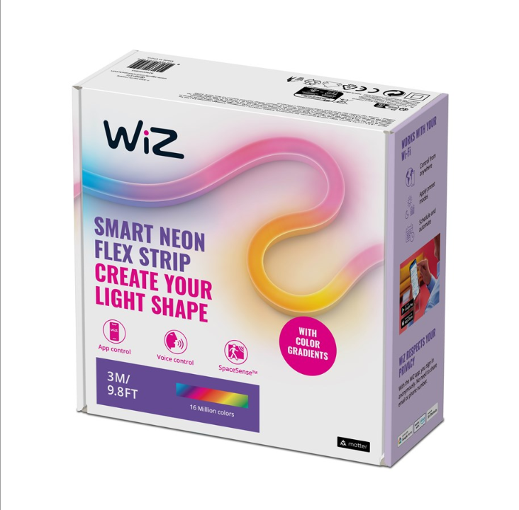 WiZ Neon Flex Strip, 3 m, 24W, RGB