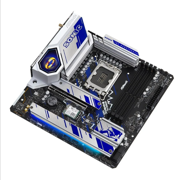 ASRock B760M PG Sonic WiFi Motherboard - Intel B760 - Intel LGA1700 socket - DDR5 RAM - Micro-ATX