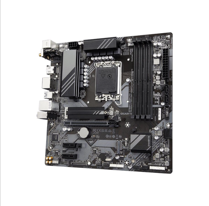 GIGABYTE B760M DS3H AX - 1.X - 主板 - micro ATX - LGA1700 插槽 - B760 主板 - Intel B760 - Intel LGA1700 插槽 - DDR5 RAM - Micro-ATX