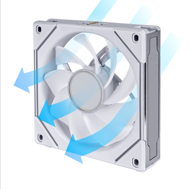 Lian Li UNI FAN SL-INF Reverse 120 - Chassis fan - 120mm - White - 32 dBA