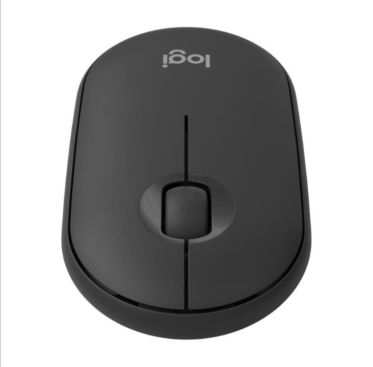 Logitech Pebble Mouse 2 M350s Wireless - Tonal Graphite - Mouse - Optic - 3 Buttons - Black